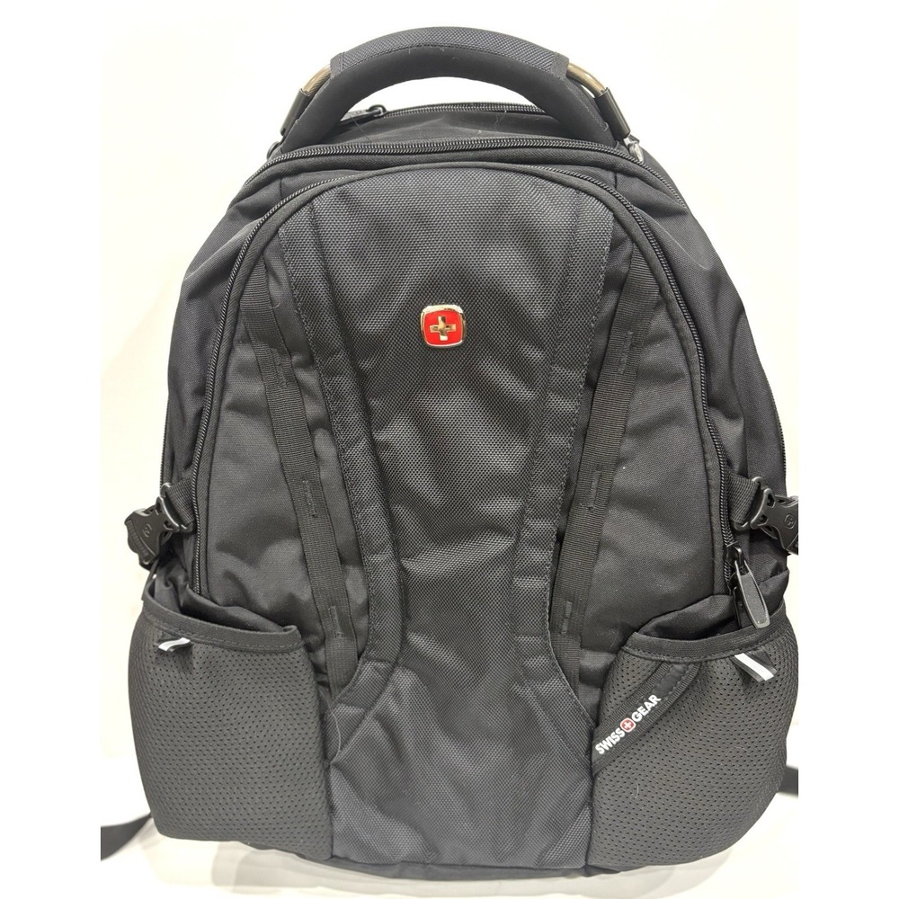 SwissGear ScanSmart Black Laptop Backpack TSA Travel Airflow Business Bag